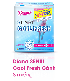 Diana SENSI Cool Fresh Cánh 8 miếng